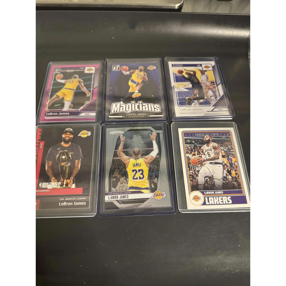 LeBron James Basketball Card Collection - 6 Cards